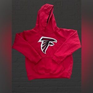 NFL Youth Boy's Medium Logo Team Color Fleece Hoodie, Atlanta Falcons